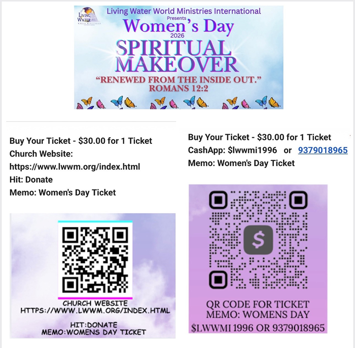 Women's Day QR Code for Tickets